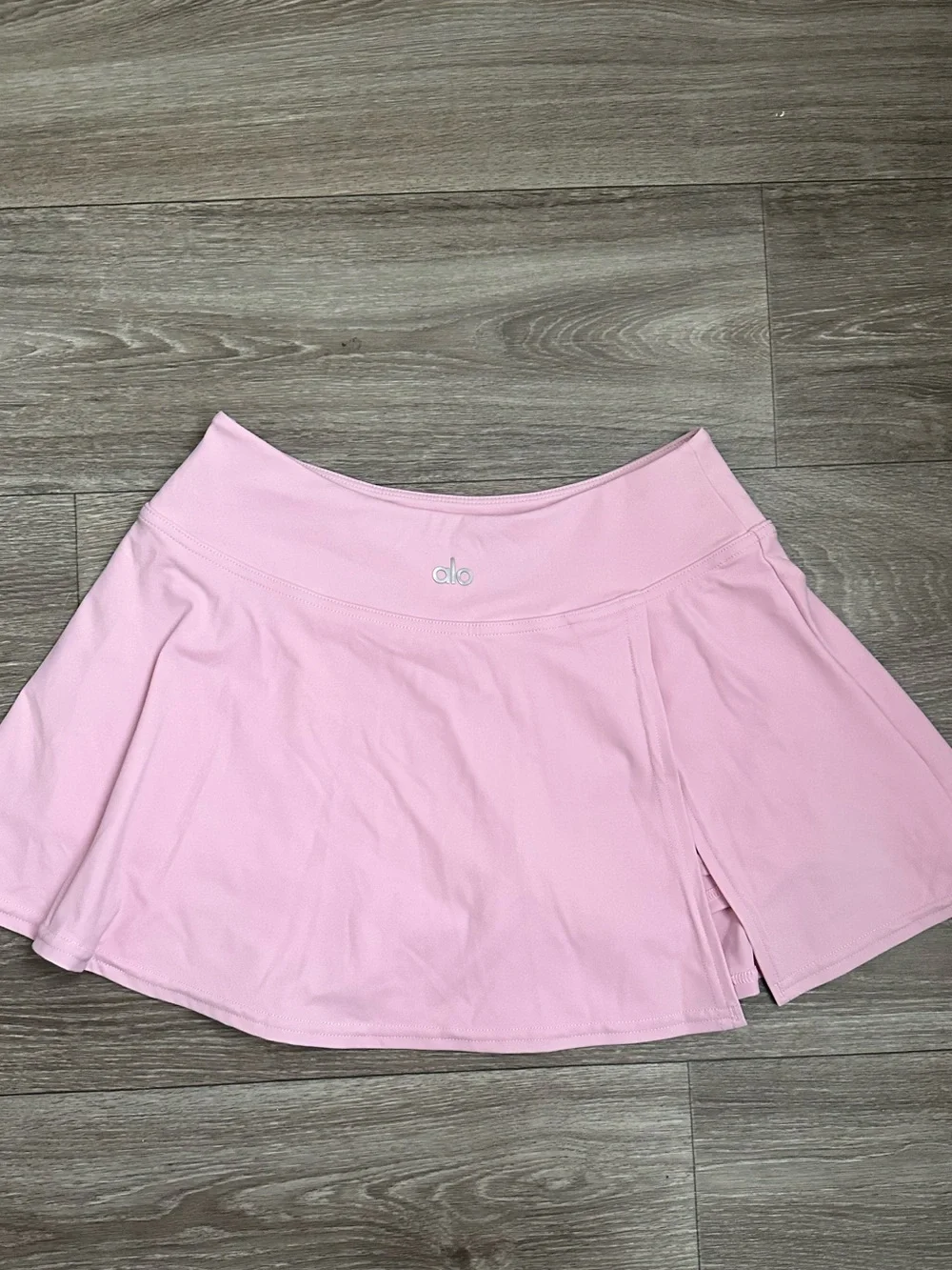 ALO Yoga Light Pink Athletic Skort with Built-In Shorts